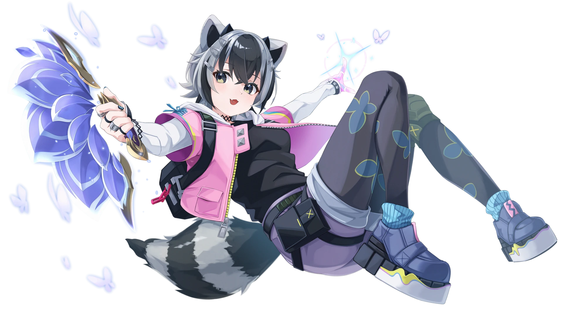 あらいぐま杯の主催キャラクターを描いたキービジュアル